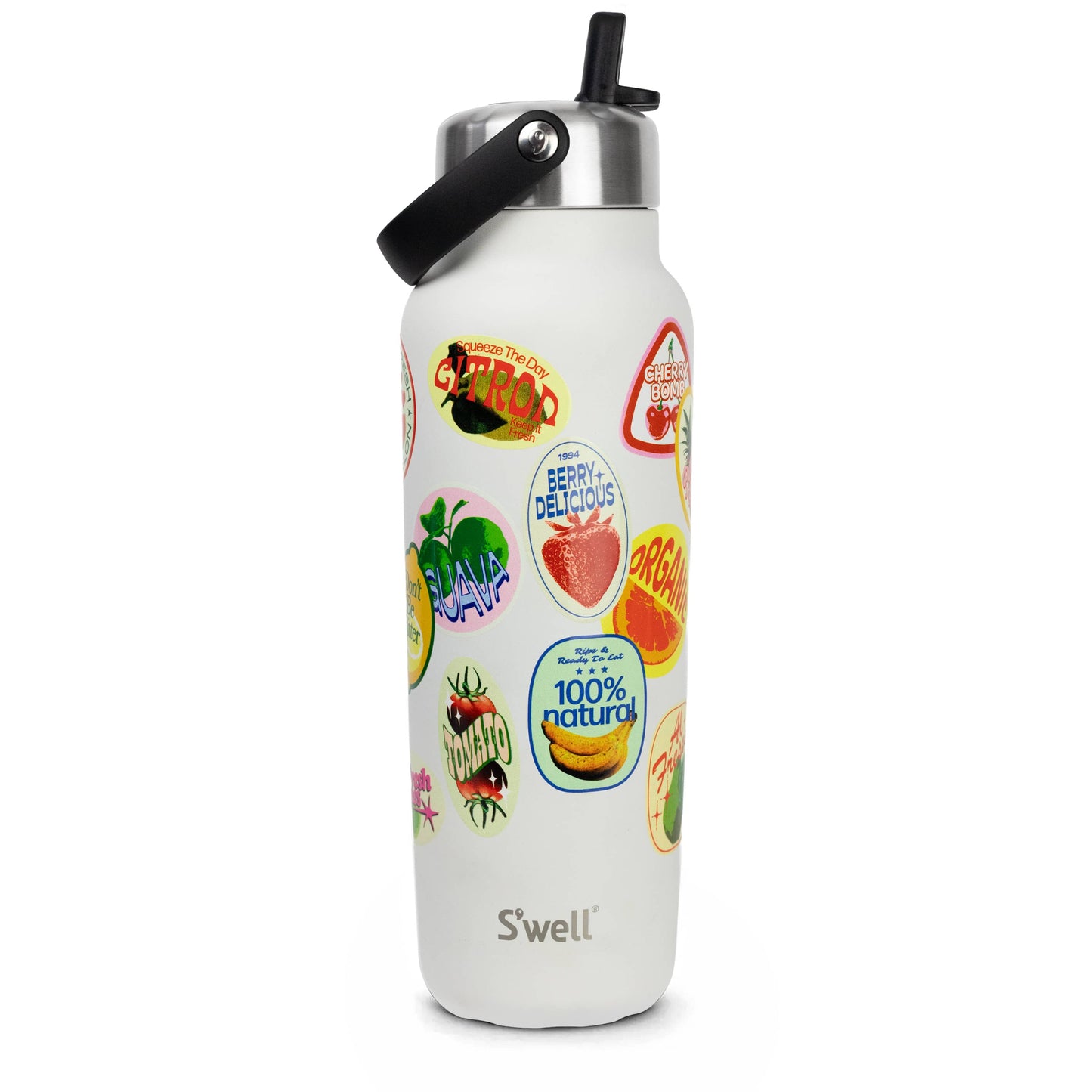 explorer-with-flip-straw-lid-40oz-y7 01_Swell_Fruit_Stand_Stamp_Pattern_Moonstone_White_Front.jpg