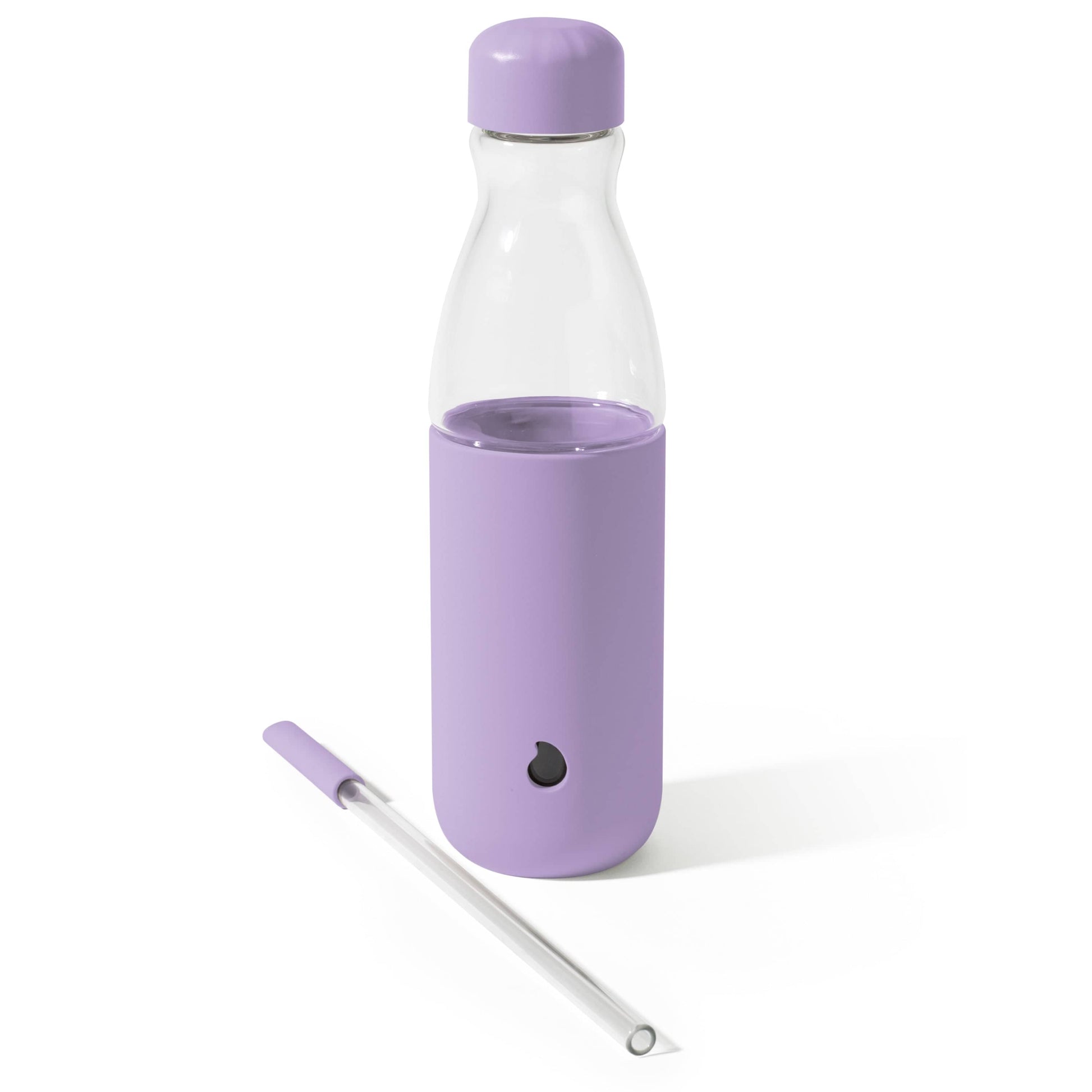 glass-original-bottle-18oz-n9 18oz_Lilac_Purple_Glass_Original_Bottle_Front_Cap_On_Straw_In_Front_Cap_Off_Straw_Out.jpg