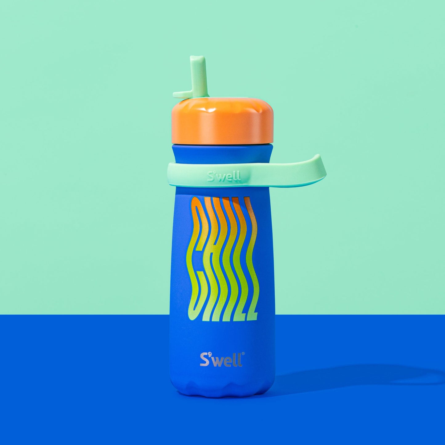 traveler-with-flip-straw-lid-16oz-h9 Swell-Kids-Water-Bottle-Traveler-16oz-Blue-Chill-Beauty.jpg