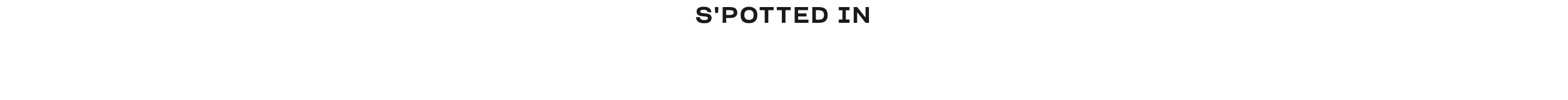 S'potted in